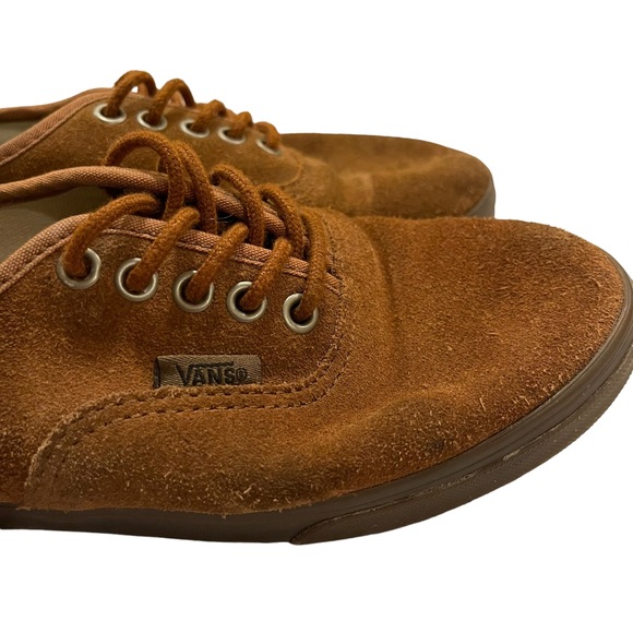 VANS Authentic Womans Brown Suede Skate Shoes Size 5 - Picture 3 of 6